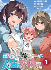 Danjohi ga Bukko Wareta Sekai no Hito to Jinsei wo Koukan Shimashita